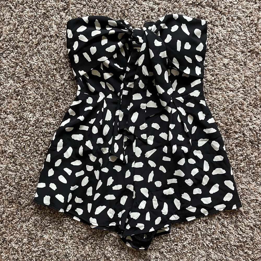 Strapless Romper